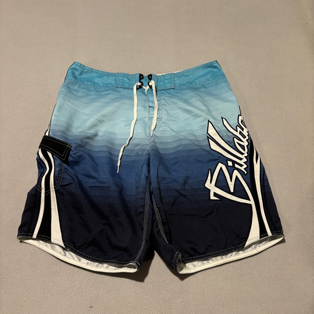 Billabong Mens Mark Occhilupo Signature Board Shorts Size 36 Blue Ombre